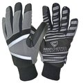 West Chester HiDexterity, Insulated Winter Gloves, L, 1038 in L, Reinforced, Wing Thumb, BlackGray 96650/L
